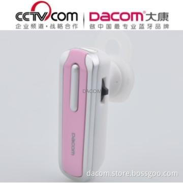 Pink Bluetooth music headset with 1-ear-ray,CSR chip